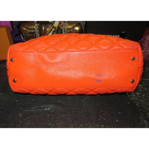 Kate Spade Gold Coast Maryanne Coral Quilted Leather Chain Strap Handbag *FLAW* - Picture 5 of 15